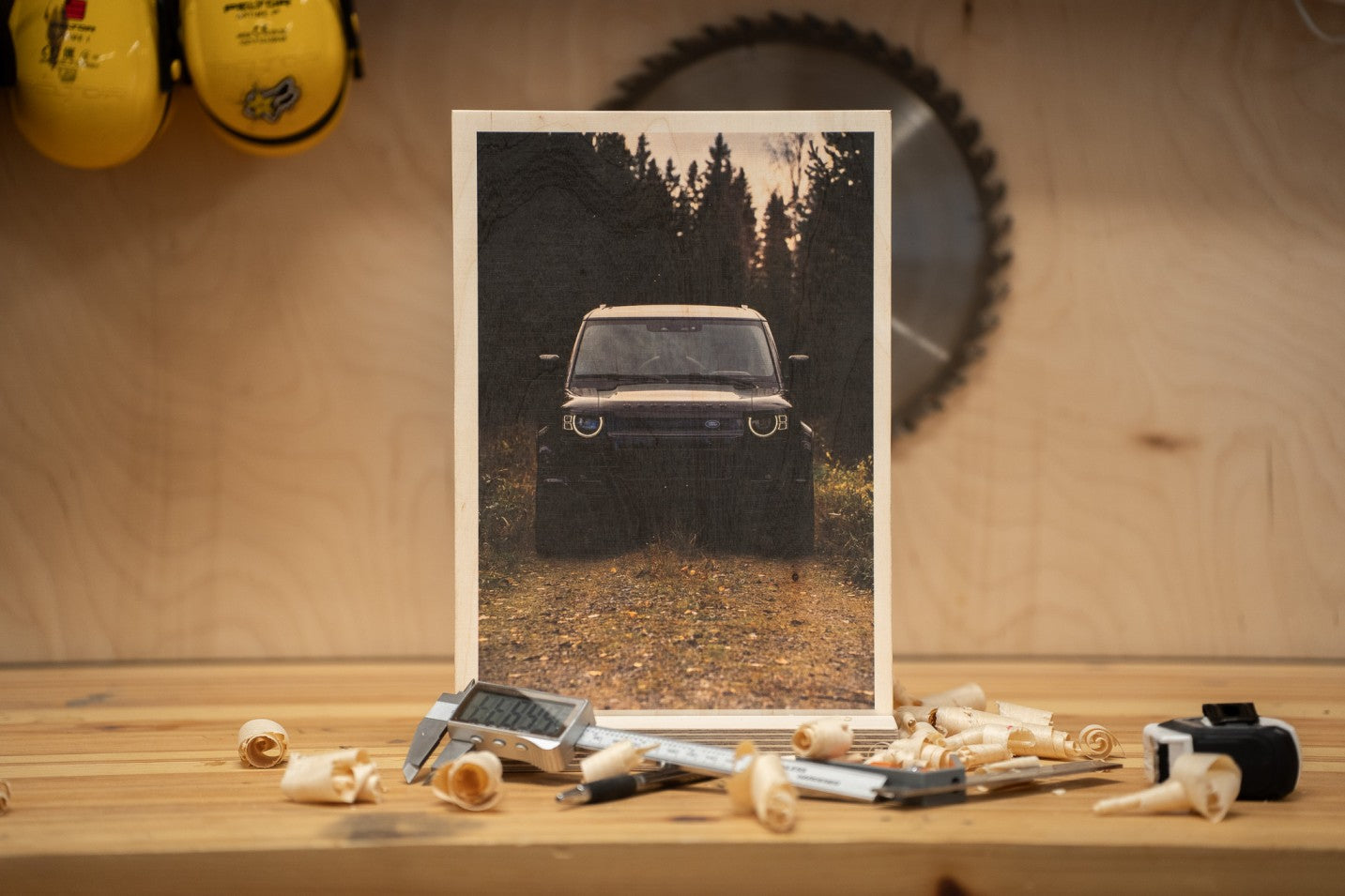 vanerille uv-tulostettu taulu omalla kuvalla